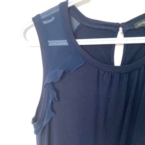 Dynamite Sleeveless Top - Dark Blue - Size XS - Picture 2 of 7